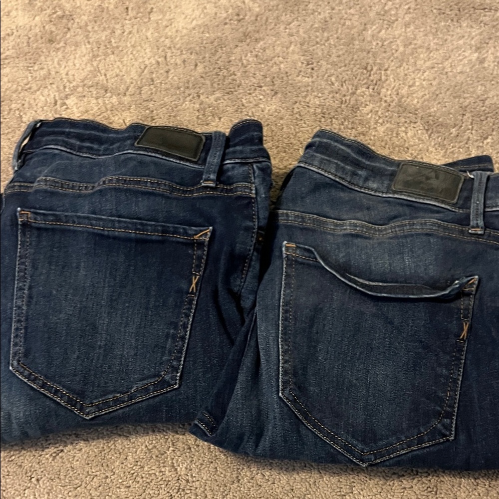 Express Dark Blue stretch Denim Jeans leggings bundle